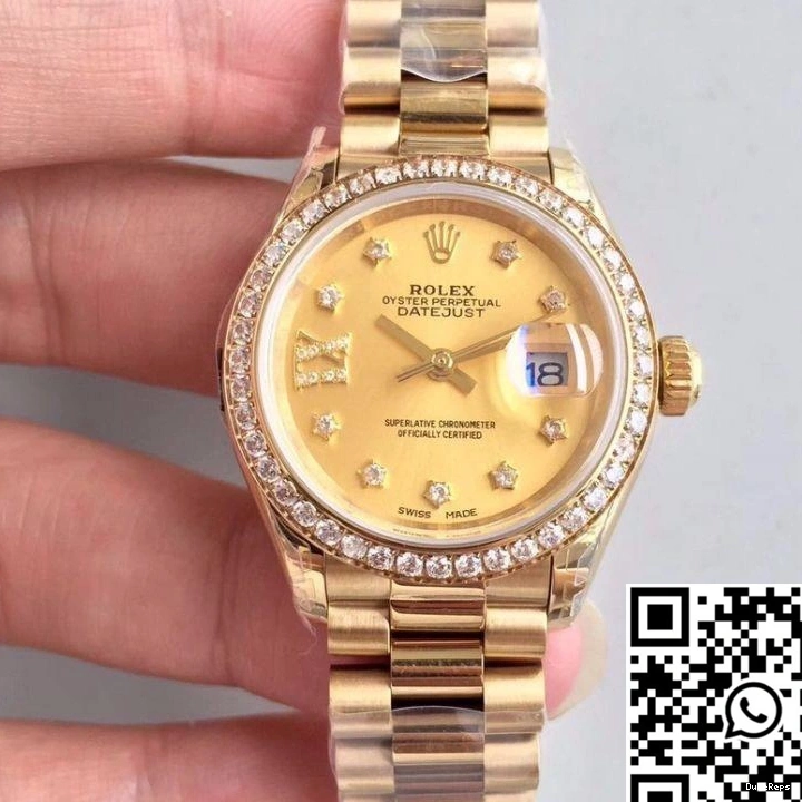 28MM Dial Gold 279138RBR Lady Rolex Champagne Datejust Yellow 0322